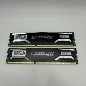 Crucial Ballistix 8GB (2x4GB) 1600 MHz 12800 DDR3 (BLS4G3D1609DS1S00) 9-9-24